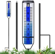 Rain Gauge, Freeze Proof Rain Gauge Outdoor Best Rated, Large Clear Numbers