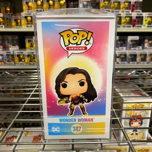 "Funko Pop 2021 exclusivo de la ECCC: Wonder Woman #347 vinilo ""como nuevo"" de la Guerra Mundial 84 - Imagen 2 de 5