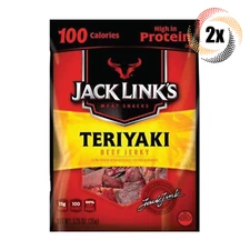 2x Packs Jack Links Meat Snacks Teriyaki Beef Jerky 1.25oz Fast Shipping!