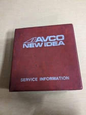 Avco New Idea Service Information Service Bulletin Manual