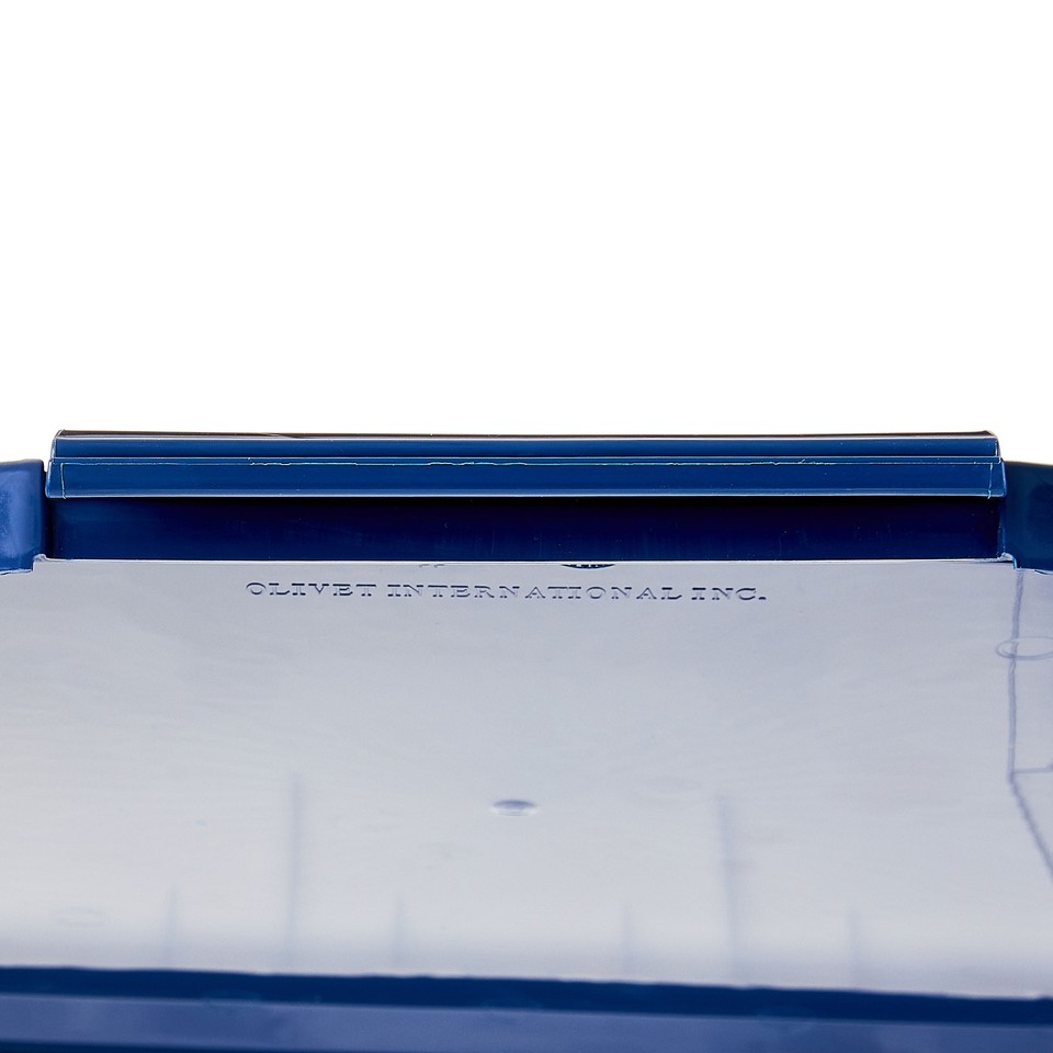 Vibrant Life Plastic Pet Food Storage Container with Locking Lid, 25 lb