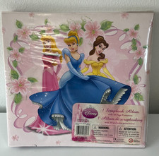 NEW Disney Princess Aurora, Cinderella, Belle 12"x12", 10 Page Scrapbook