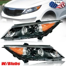 Left Right Side Headlight Heaalamp Assembly For 2011 2012 Kia Sportage SX LX EX