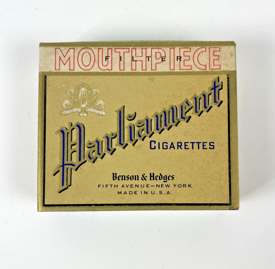 Vintage 1950s Cigarette/Cigar Tins/Boxes Lot Of 4 - Parliament Cavalier Big Ben - Image 3 of 4