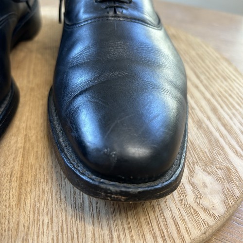 Allen Edmonds "CARLYLE" Leather Plain Toe Oxfords Men’s 9D Black USA Preppy VGC - Picture 5 of 12