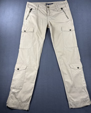 Ralph Lauren Sport Pants Women s 8 Cargo Beige Casual Outdoor 6-Pocket Front