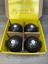 Henselite Classic Deluxe Size 4 (H) - Set Of 4 Lawn Bowls With Box
