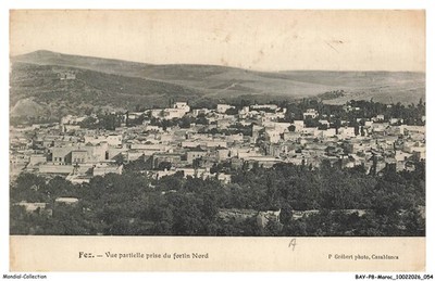 BAYP8-0827-MAROKKO - FEZ - Teilansicht der Nordfestung