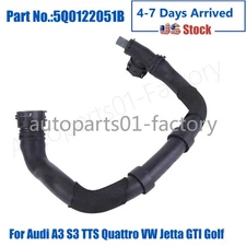 5Q0122051B Radiator Hose For Audi A3 S3 TTS Quattro VW Jetta GTI Golf 1.8 2.0