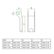 Hook Safety Latch 316 Stainless Steel Enhanced Safety Metal Towing Receiver
