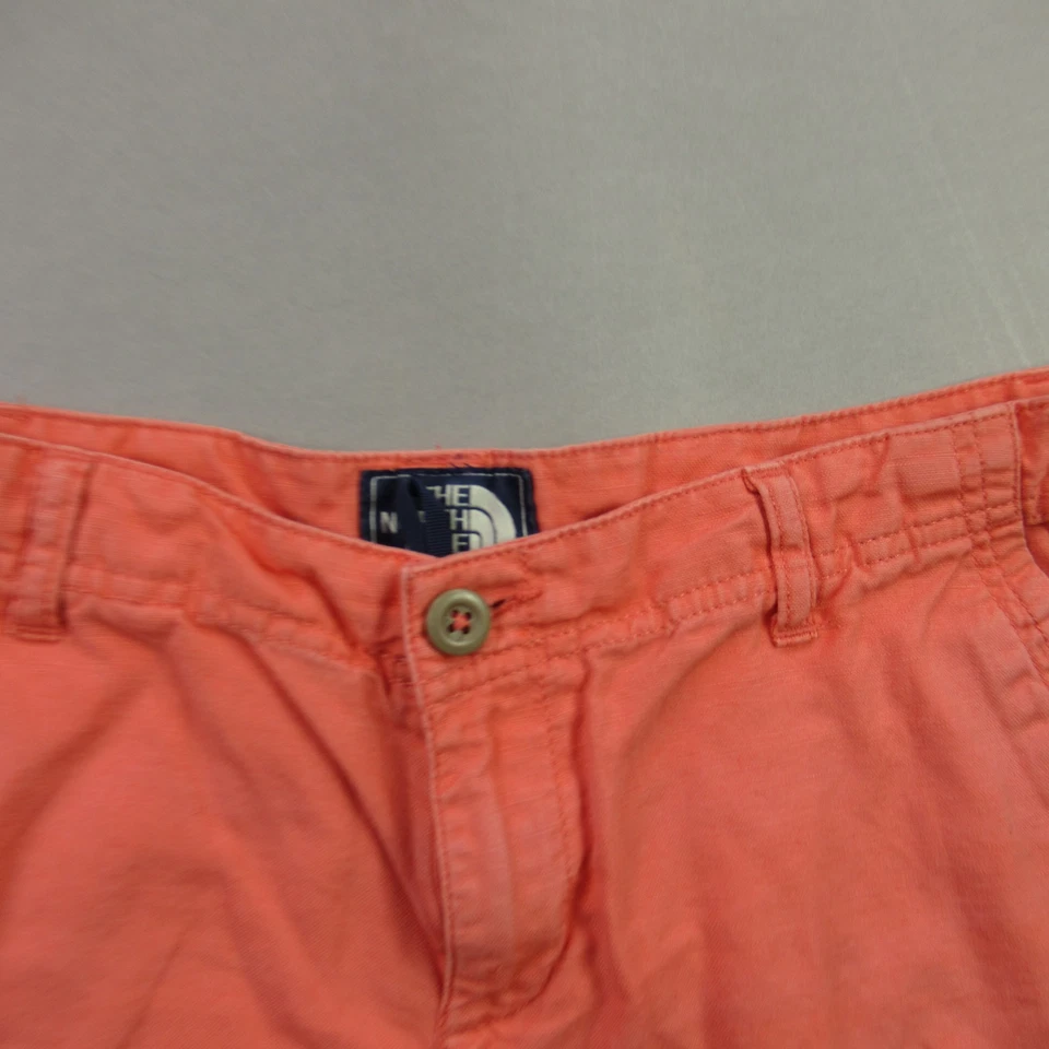 Pantalones Cortos North Face Para Mujer 8 Ligeros Exterior Naranja Chino Bolsillos Foto 2 de 4