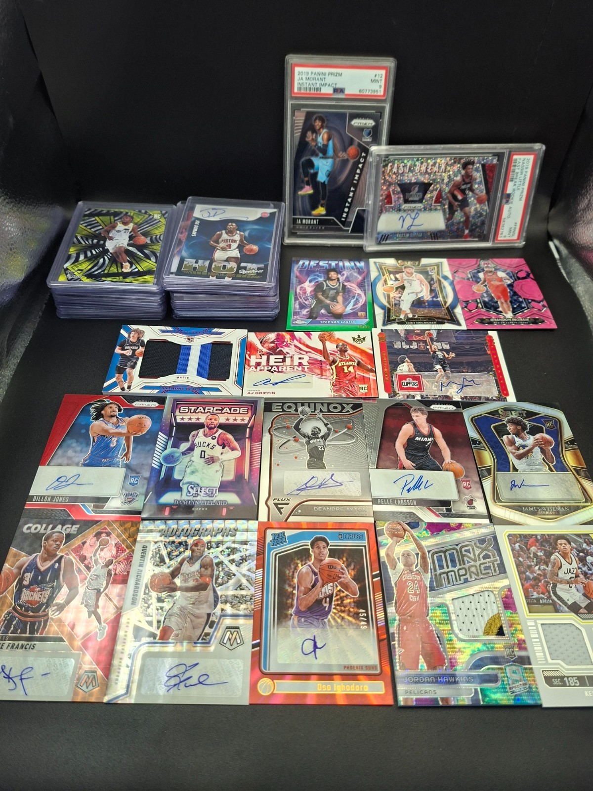 NBA Card Lot 50+ Cards (Autos,#’d, Prizms,Serial,Number,PSA,SP,Patches,RC’s) view 19