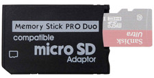Memory Stick PRO Duo Adapter   Funturbo Micro SD to PSP/Card Converter