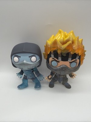 Funko POP Mortal Kombat Vinyl Figure 2 Pack - SCORPION & SUB-ZERO - Gamestop Exc