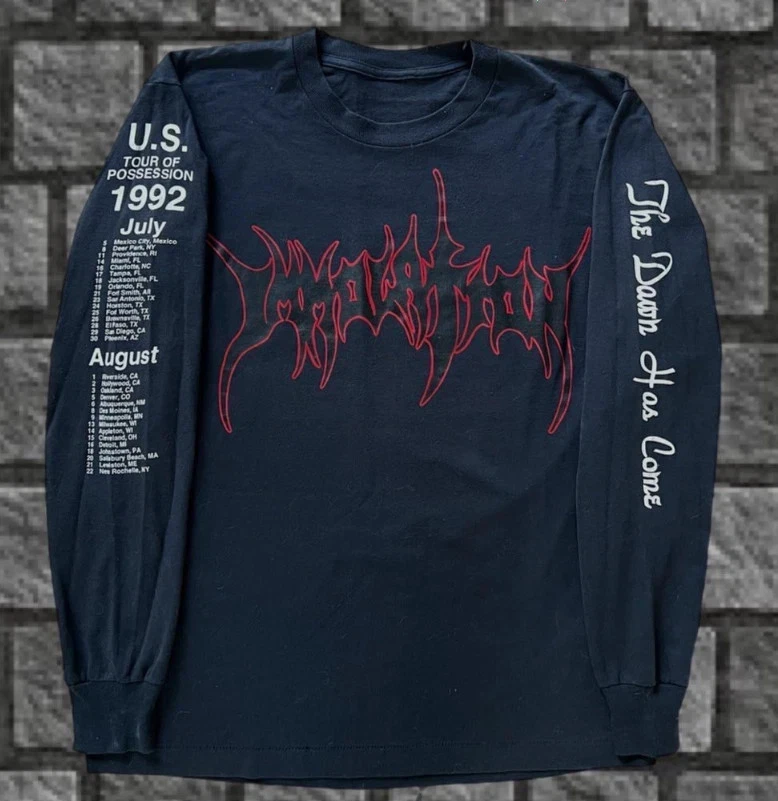 1992 Immolation - US Tour of Possession Long Sleeve Shirt Reprint
Opens in a new window or tab