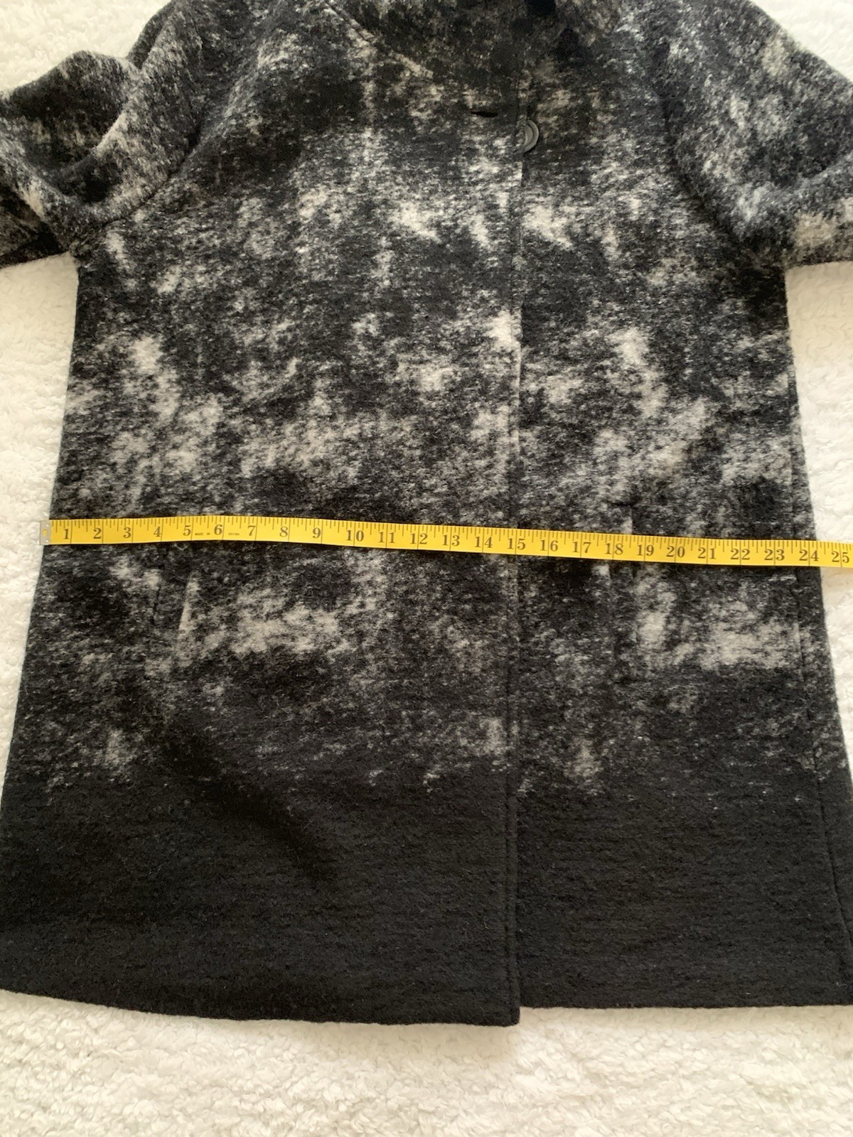 KENAR Jackets & Coats Size XL Black/ Grey  Pockets Wool 50% Women’s