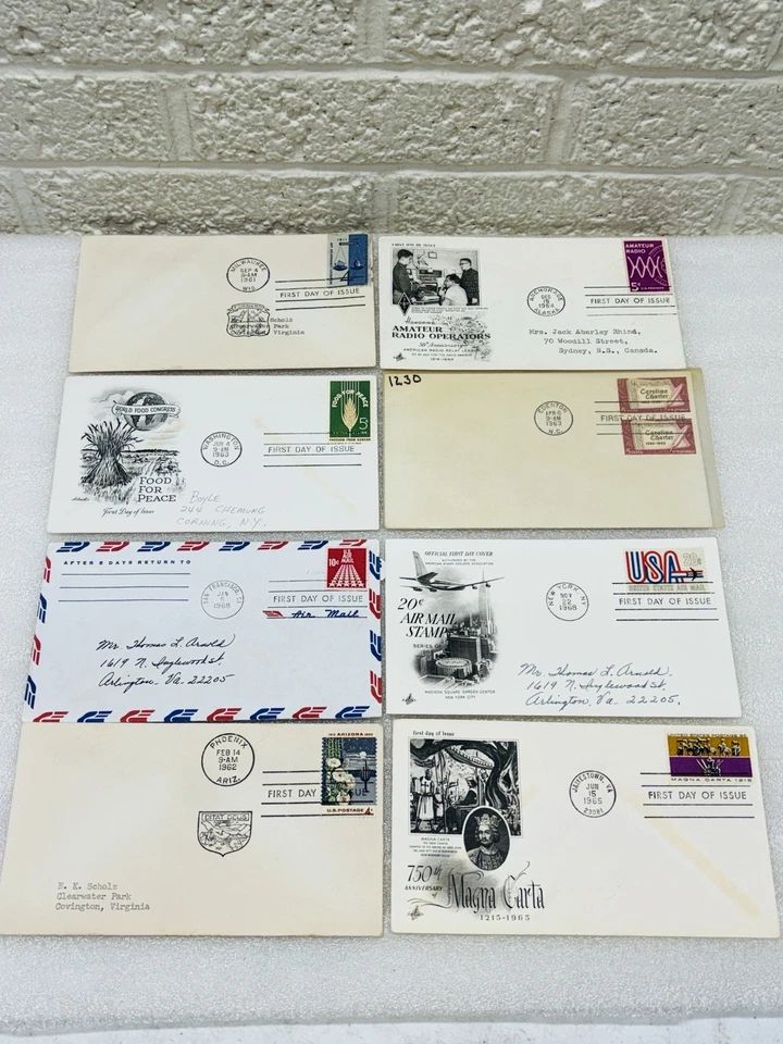 ¡¡Lote de 100!! ¡¡De colección!! Colección Primer Día FDC Cubiertas Años 50-80 Muchas Estampillas Foto 3 de 4