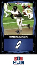 2025 UNO Elite Alt Jerseys Edition - Blue Khalen Saunders #151 Saints