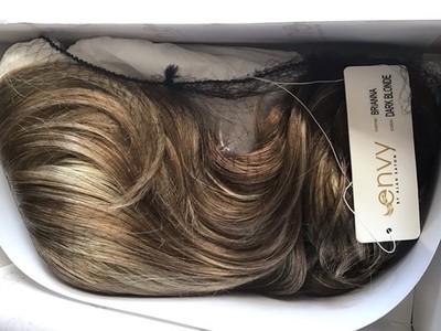 FLASH SALE NEW IN BOX BRIANNE Wig by ENVY Dark Blonde Lace Front Only One BEAUTY