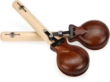 Black Swamp Percussion Grenadillo Castanets with Handles
