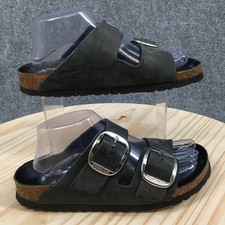 Birkenstock Sandals Mens 6 Womens 8 Arizona Big Buckle Slide Charcoal Gray