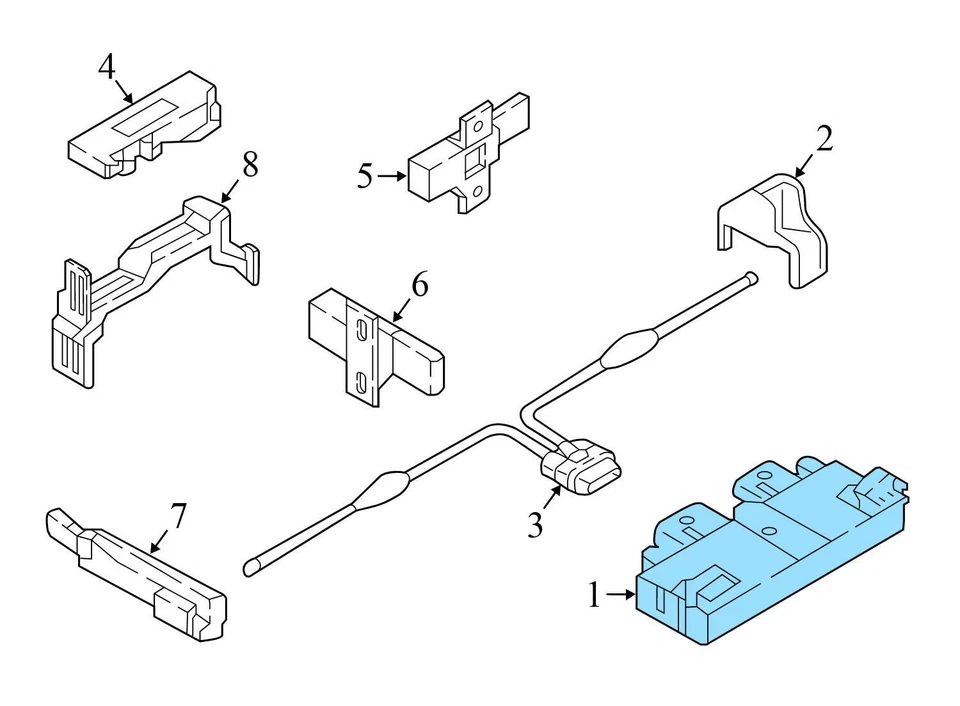 AUDI S6 2020-2024 - Módulo maletero eléctrico/portón escotilla 3G0962243D Foto 3 de 4