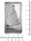 10 oz Silver Bar .999 originally bought from Costco (Lady Liberty)