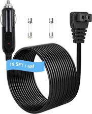 16.4FT Portable Car Refrigerator DC Power Cord 12V/24V for ICECO, BougeRV, 