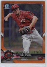 2018 Bowman Chrome Prospects Orange Refractor 7/25 Nick Senzel #BCP250 7eo