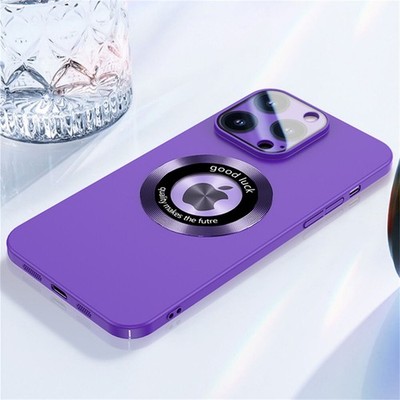 For iPhone 15 Pro Max 14 Pro 13 Pro Shockproof Mag Safe Matte Case Camera Len