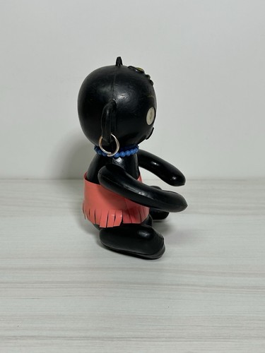 Vintage 1950-60s WINKY BLINKY Black Dakko Chan Plastic Doll Lenticular Eyes - Picture 6 of 15