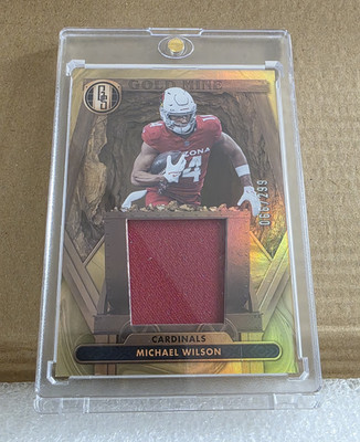 Panini 2024 Gold Standard Gold Mine Michael Wilson Cardinals GM-MWN /299 MEM