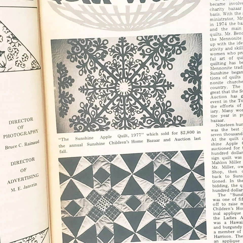 Quilt World Magazine October 1978 History Rags to Richness Machine Quilting - Image 4 of 4