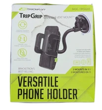 Ab. Bracketron TripGrip Car Window/Dash/Vent Universal Phone Mount Used