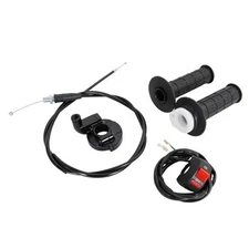 Mini Bike Throttle Cable Kit,Twist Throttle 130cm(Throttle Cable)+Switch