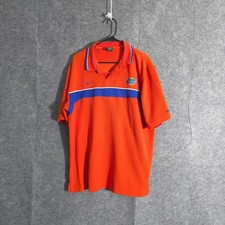 Nike Florida Gators Polo Shirt Mens XL Orange Blue Embroidered Logo NCAA Logo