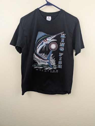Kingfisher Mazatlan 80s/90s Vintage T-shirt Souvenir Medium