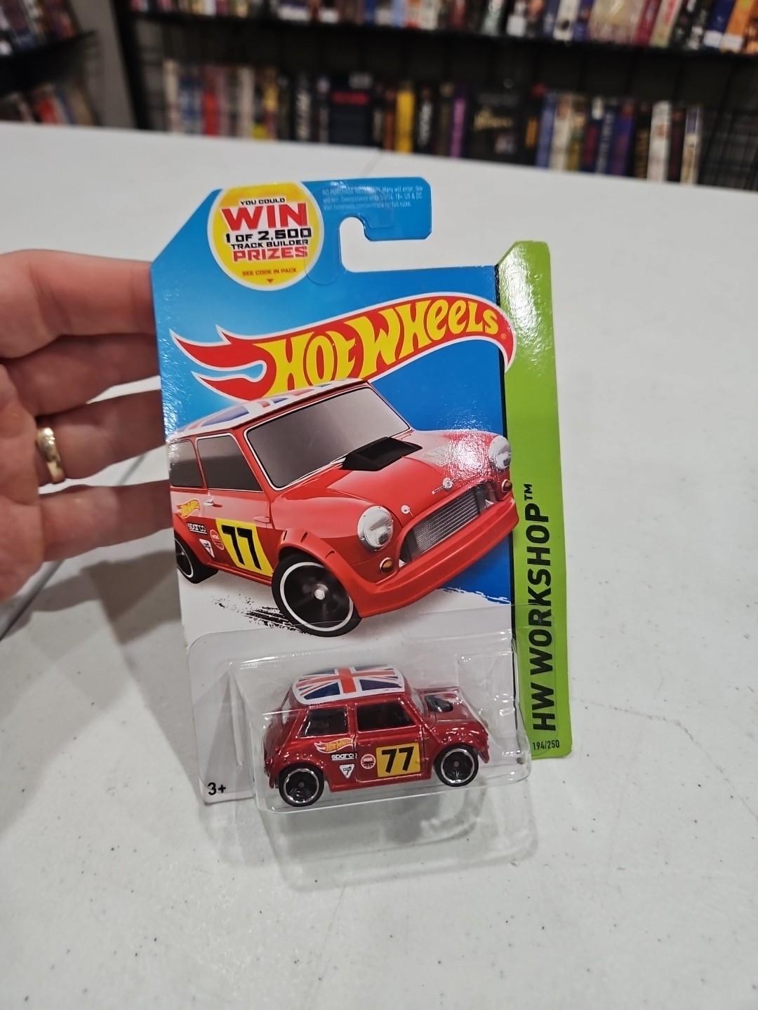 Hot Wheels Morris Mini 2014 HW Workshop Series Red Diecast 1:64 Scale Must See!