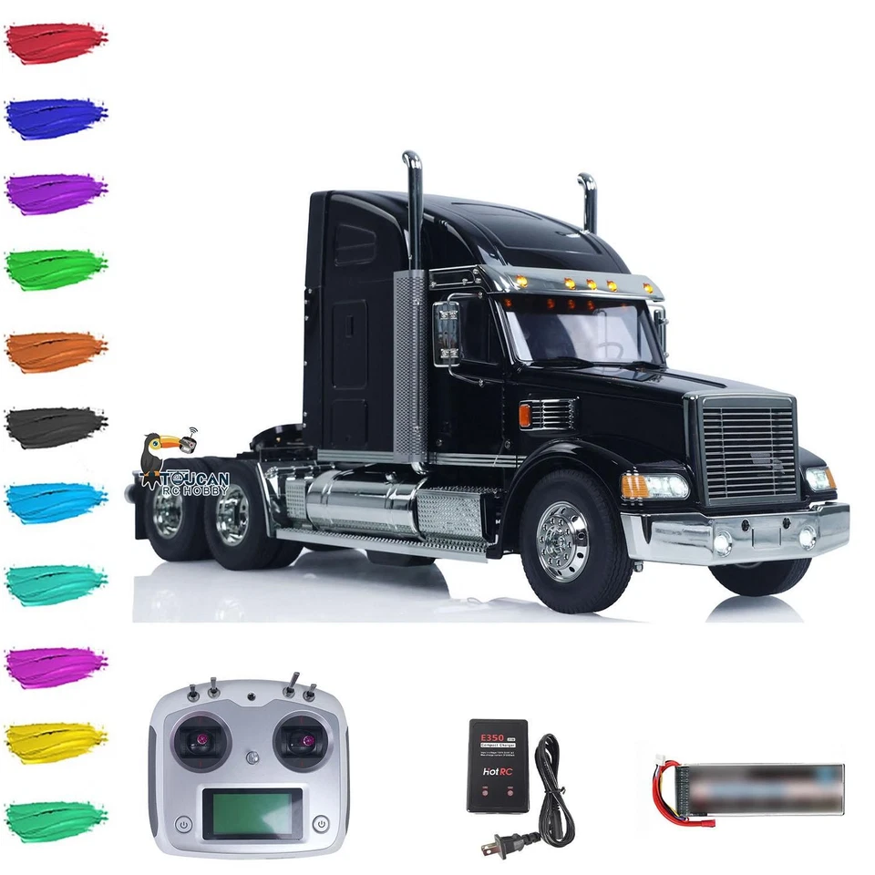 Customized DIY TAMIYA Knight Hauler 56314 6*4 1/14 RC Tractor Truck Lorry Car - Image 4 of 4