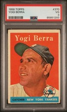 1958 Topps 370 Yogi Berra PSA 3 85851293