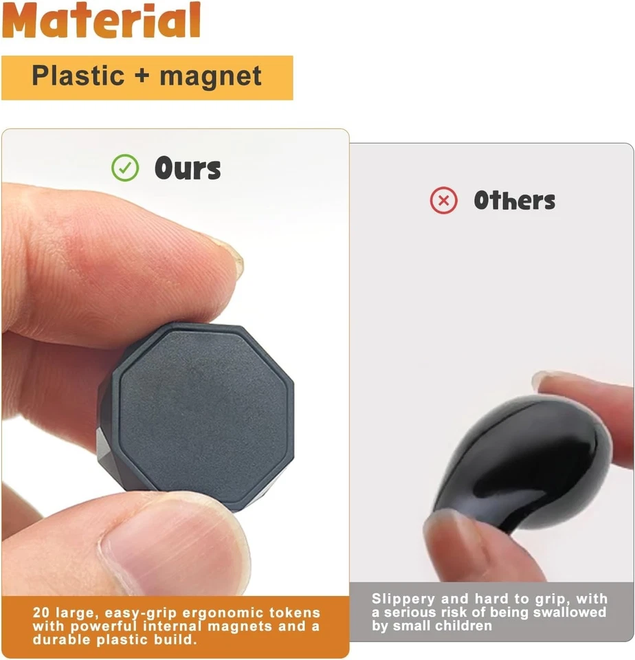 Magnetic Chess Game,Magnetic Game With String,Travel Chess Game for Adults,Educ - Image 4 of 4