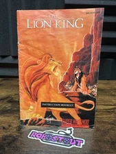 The Lion King - (Super Nintendo) SNES Manual instruction booklet only⭐