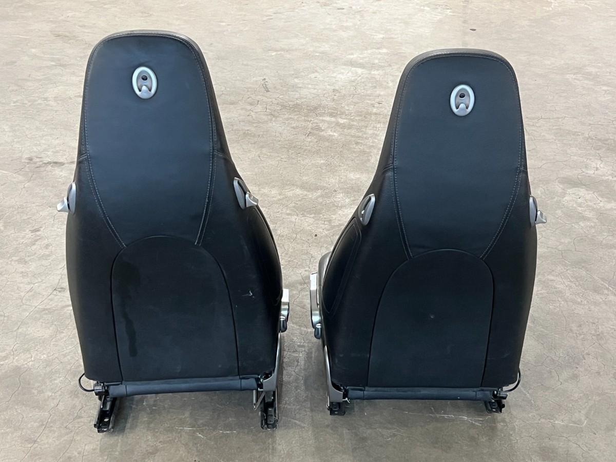 ⭐05-08 PORSCHE 911 997 COMPLETE FRONT RH & LEFT SEAT BLACK
