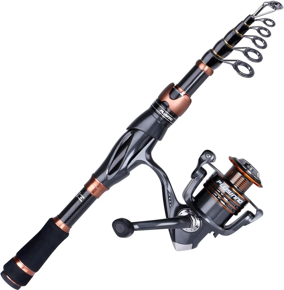 Lightweight Telescopic Fishing Rod and Stainless Reel - Perfect for Freshwater - Image 3 of 4