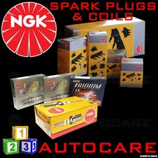 NGK Replacement Spark Plugs  Ignition Coil BCR8ES 5430 x4  U1077 48340 x1