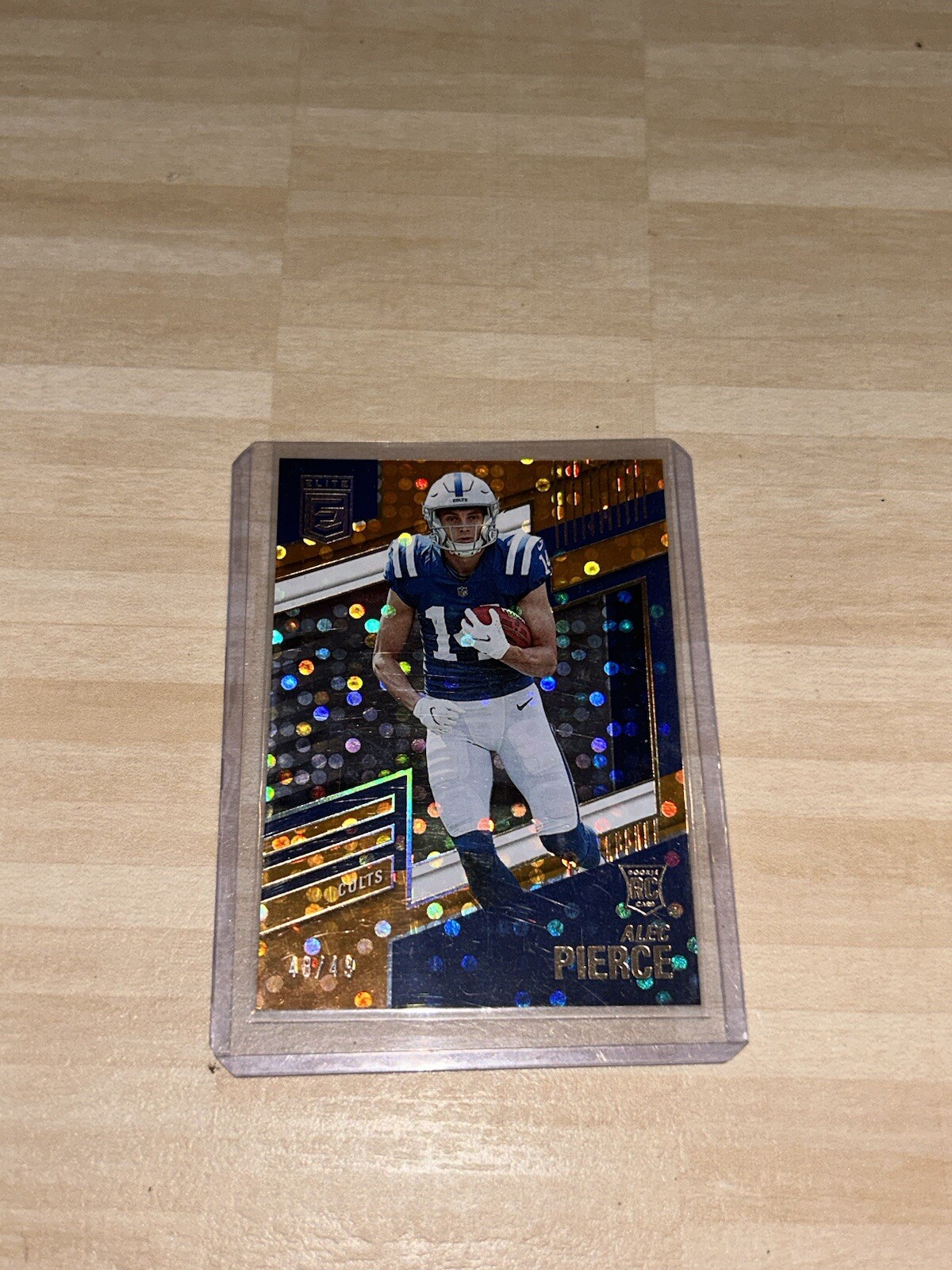 2022 Panini Donruss Elite - Rookies Orange #155 Alec Pierce /49 (RC)