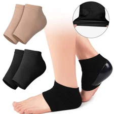 1 pair of silicone gel heel socks for cracked foot moisturizing skin care