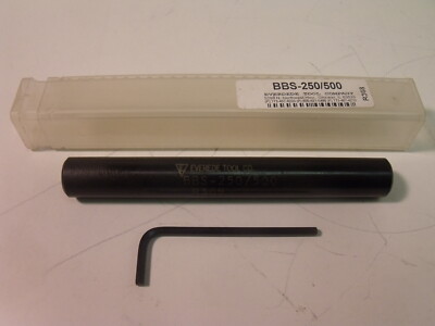 NIB Everede Tool BBS-250/500 Boring Bar Sleeve Holder:  1/4'' ID, 1/2'' OD, 4'' OAL