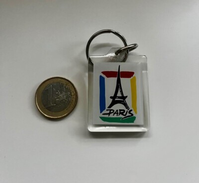 Schlüsselanhänger Eiffelturm Acryl Paris Französisch