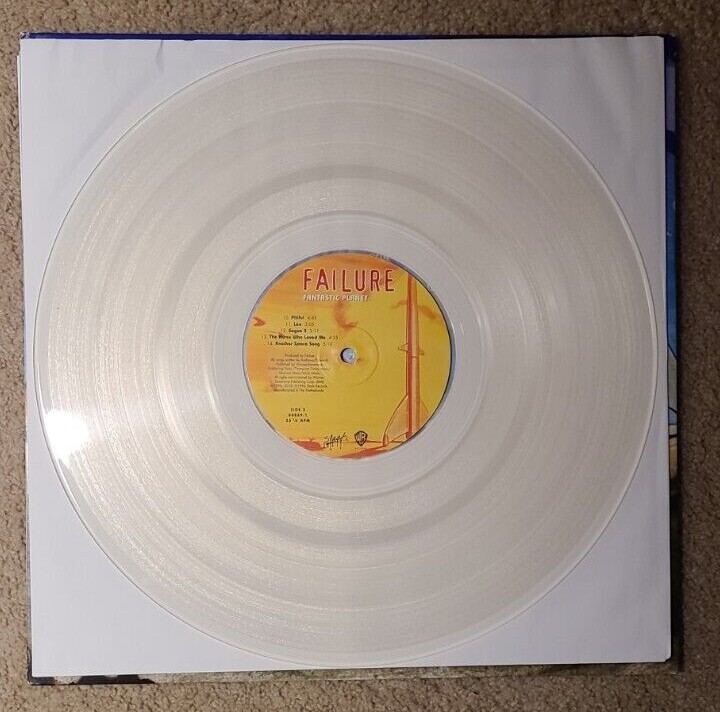 Failure - Fantastic Planet - 2LP Clear Vinyl Record LP SIGNED